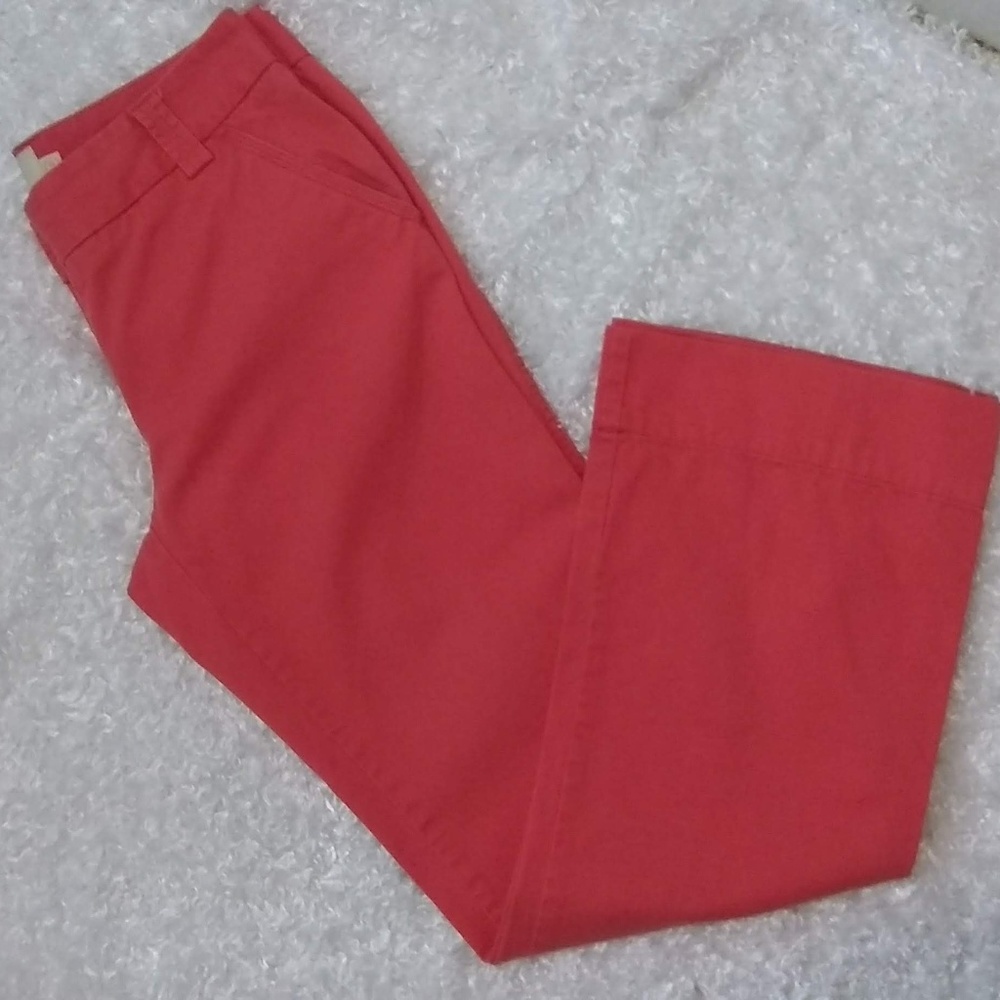 J Crew Classic Twill Chino Weathered Broken-in Favorite Fit Cotton Preppy Sz 4